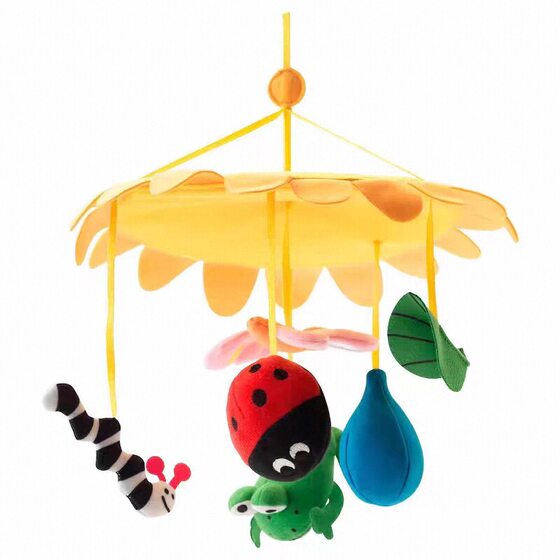 
IKEA's same bed bell, Zhuanzhuanle bedside pendant, Krapa children's comfort toy, newborn baby wind chime fabric art