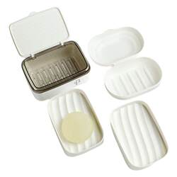 Home soap box simple with lid new drain soap box soap box bathroom shelf soap box