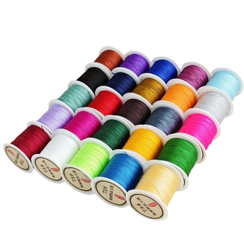 No. 73 jade line 0.6mm wearing beeswax emerald fine line DIY bracelet pendant pendant jewelry line material ring weaving
