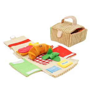 
Pet dogs and cats INS Korean style sniffer can hide food and sound toy plush camping picnic box set