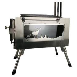 Outdoor wood stove tent heating stove portable folding stove