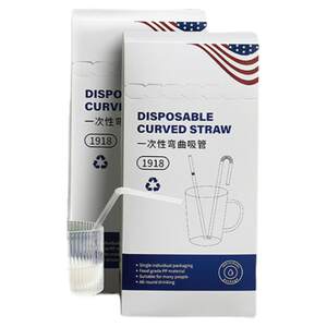 The one -time straw of the family nest is a separate single -sub -packaging of pregnant women, baby milk tea, drinking soup straws can be curved