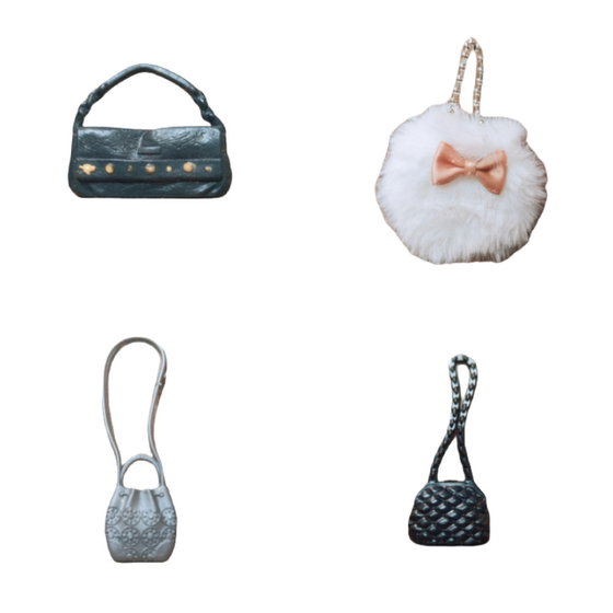 Genuine doll clothing accessories bag, shoulder bag, handbag, fashion expert supermodel, small cloth FR Dream Fan OB Biba Use_1