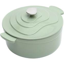 Guiheqi Enamel Pot Cast Iron Soup Stew Pot No coating