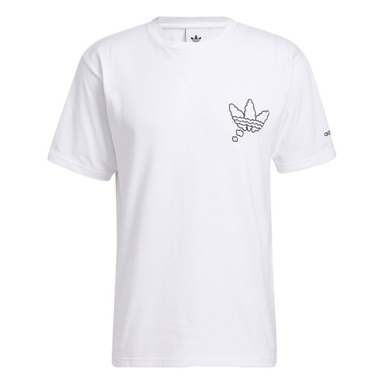 Adidas/Adidas genuine summer new men's sports and leisure short-sleeved T-shirt H62010