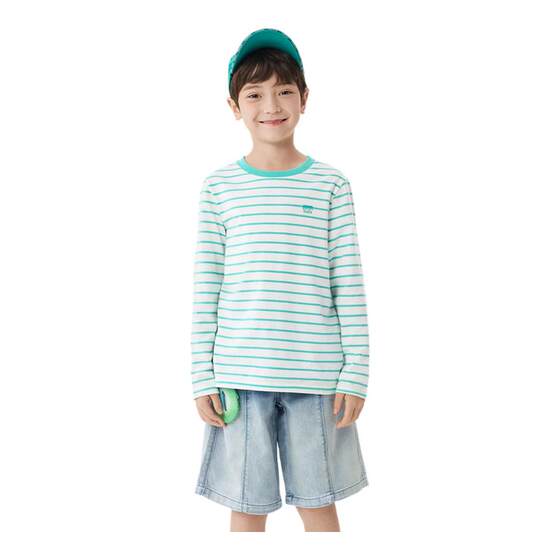 
Balabala children's clothing children's long-sleeved T-shirt 2025 spring boys' tops girls' bottoming shirts baby pajamas trendy