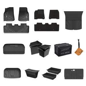 
3W full TPE floor mats are suitable for the new version of Tesla Model Y/Y L/3 S X floor mats special set accessories