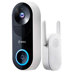 360 Video Doorbell 5PRO Home Visual Surveillance Electronic Cat Eye Mobile Phone Remote Entry Security Door Camera