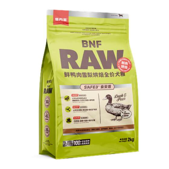 
Benefits Dog Food Safety Series Fresh Meat Baked Full Period Dog Food Chicken and Duck Meat Puppy Dog Food 2kg Genuine