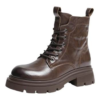 Red Dragonfly Martin Boots cloth rubber thick bottom
