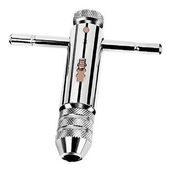 German tap wrench manual tapping artifact tapping tool super tight chuck lengthened adjustable ratchet hand tool