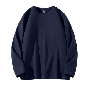
Baleno S/K pure cotton bottoming shirt men's autumn and winter navy blue inner wear spring and autumn men's round neck long-sleeved T-shirt A