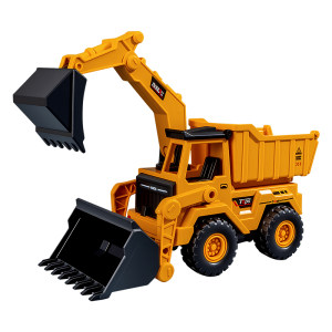 
Children's excavator toy car large dump truck boy 3 to 6 years old inertial engineering vehicle new excavator toy