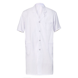 
Women's big size long sleeves autumn and winter thin thickness doctors doctors pharmacy laboratory plus fat plus loose white coat