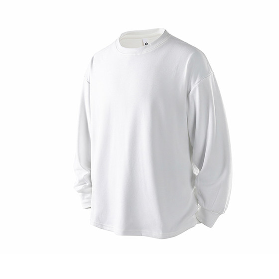 
Round neck German velvet bottoming shirt for men, autumn and winter 2025 new top, loose Korean style trendy inner long-sleeved T-shirt