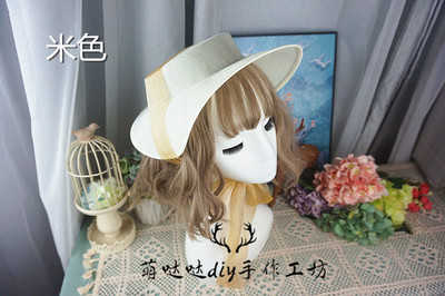 taobao agent Lolita headdress handicraft DIY wedding photography art hat decorative flat hat embryo anesthetic hat