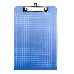 10 plate folder file clamp board A4 Students with writing pads office stationery supplies record writing board wall surface information thickened plastic writing board A5 menu folding ticket storage vertical plate clip
