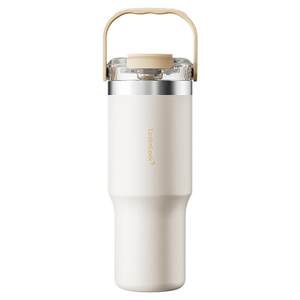
LOCK&LOCK thermos cup, large-capacity ceramic-coated liner, carry-on cup, new portable ice cup for women