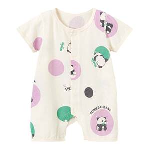 
Tongtai baby short-sleeved jumpsuit, summer baby clothes for boys and girls, casual outdoor wear, children's thin harem