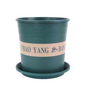 The third -generation third -generation 1235 gallon pot plastic thick resin dedicated to the rose of a large air -controlled root large flower pot home use
