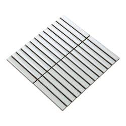 Long strip mosaic curve wall bread pillar tiles