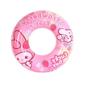 Children's swimming ring is more than 3 years old, thickened boys and girls 10 babies cartoon -free life rings anti -rolling underarms.