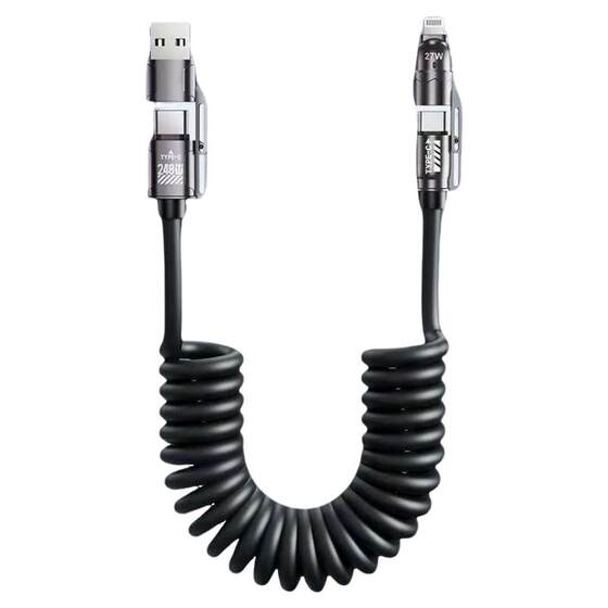 
[Original authentic] Xiangyu fully compatible with four-in-one 240W super fast charging data cable suitable for Apple 16/15/14 Huawei Android series mobile phone charging cable UStypec tablet 2-meter cable