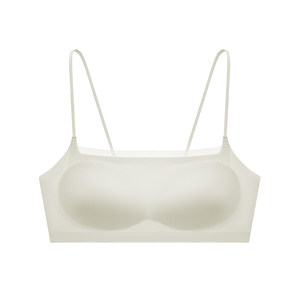 
Manifen one-word low-neck tube top seamless thin shoulder suspender bra 2026 new thin anti-exposure beautiful vest bra