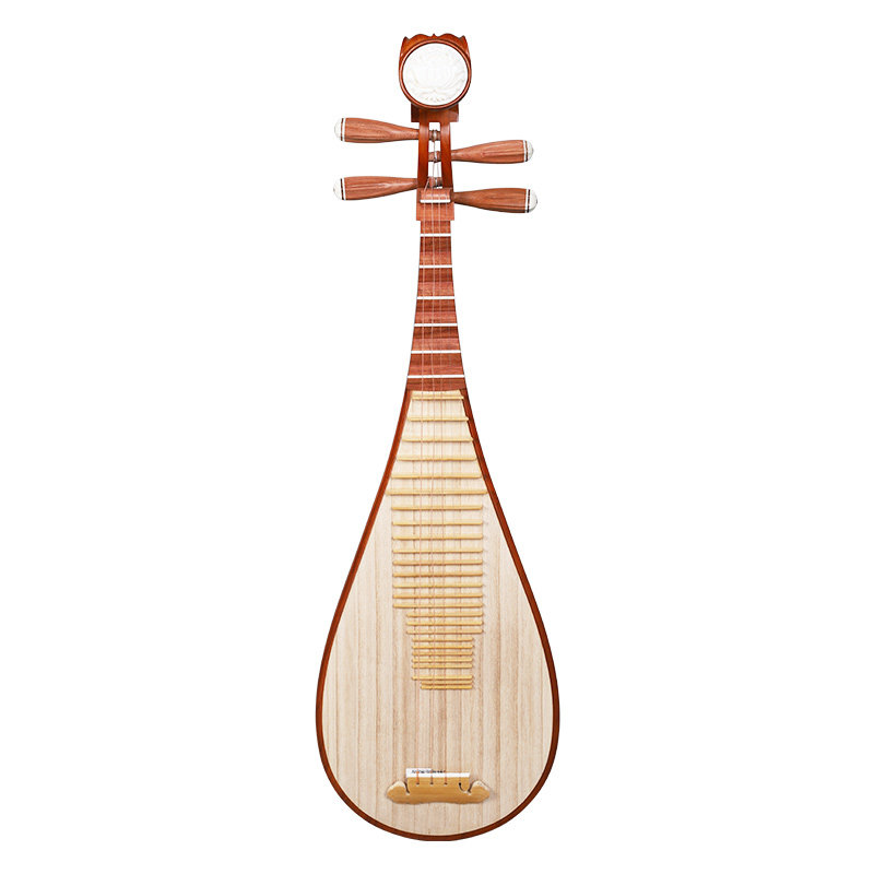 Luit Instrument Lehai Sycamore Wood Pipa - Traditioneel Chinees Luit Instrument