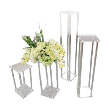 Acrylic wedding road entrance window layout heightened flower frame
