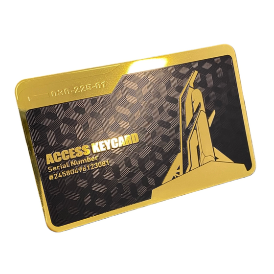 
[Black Gold Card] Delta Action peripheral room card key card nfc game launch president metal black card