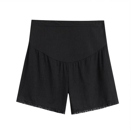 
Jingqi maternity safety pants summer thin anti-exposure large size ice silk leggings pregnancy shorts children's maternity wear