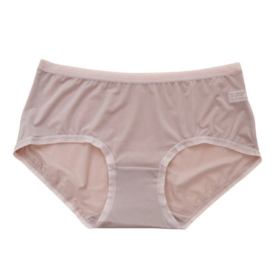 Cai Tian ultra -thin ice silk, dried dried, non -traceless, sexy, comfortable and comfortable, hip hips 30875 high waist 30876 women's underwear