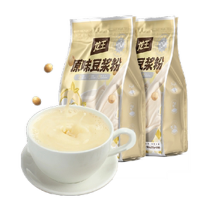 
Dragon King Original Soy Milk Powder Home Stocking Black Soy Milk Powder Children, Pregnant Women and Students Nutritional Breakfast Meal Replacement Instant