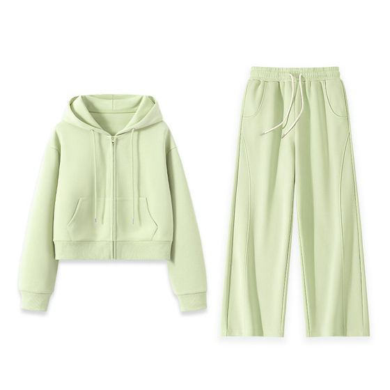 
Urban Beauty Casual Sports Suit Women's Spring 2026 Super Hot Wear Complete Set of Sweaters and Pants Two-piece Set Y