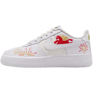 
NIKE Nike Year of the Horse Limited New Year's Shoes for Big Children AIR FORCE 1 Sports and Casual Shoes IQ1133-111