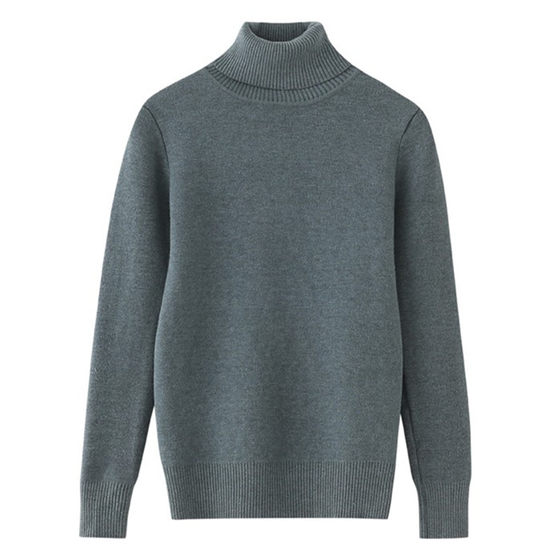 Speaking sweater female autumn and winter plus velvet thickened velvet bottoming shirt inside a large -size heating knitwear shirt
