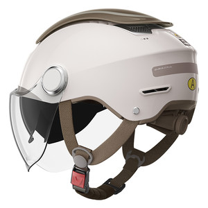 
Two Little Bees 3C certified electric vehicle helmet for women and men summer half helmet sun protection and UV protection motorcycle helmet