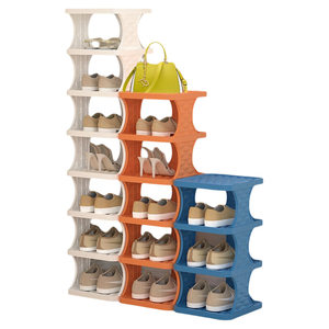 
Simple shoe rack, small narrow multi-layer storage artifact at the door of the home, save space, 2024 hot dormitory rental goodies