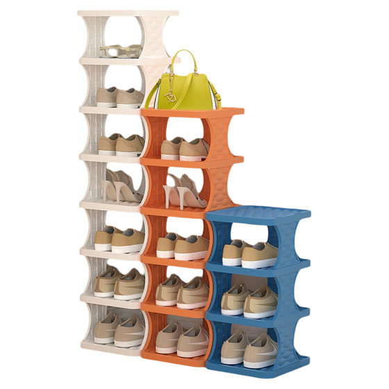 
Simple shoe rack, small narrow multi-layer storage artifact at the door of the home, save space, 2024 hot dormitory rental goodies