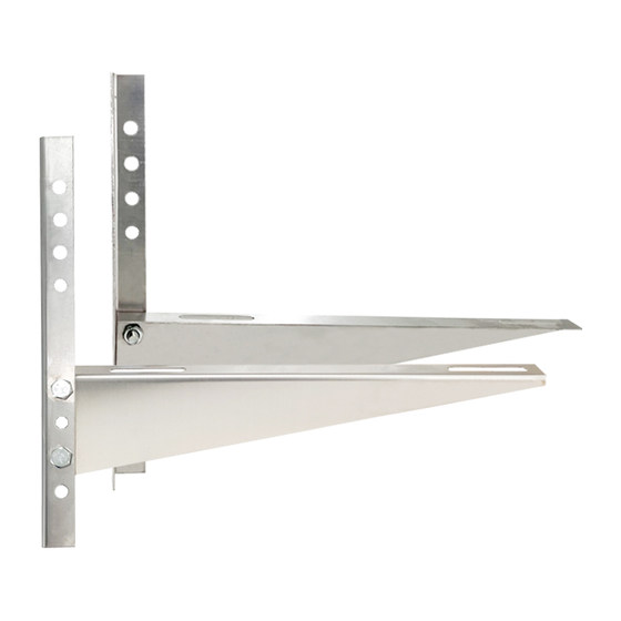 Luxury thickened stainless steel air conditioning external unit bracket universal installation tool storage rack large knife shaped 123p