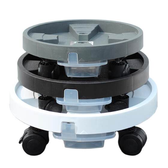 Environmentally friendly PP resin thickened large load-bearing belt drawer mobile tray gardening supplies water connection tray universal wheel support
