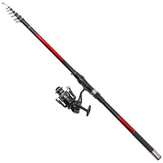 
Dawadi Lunwei Xiaojiganji fishing rod long-range sliding and drifting large guide ring rocky pole shore throwing rod raft rod short section rocky fishing rod