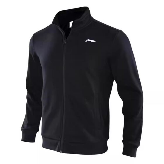 
Li Ning Sweater Men's 2026 Autumn and Winter New Cardigan Stand Collar Velvet Jacket Men's Jacket Sports Top Casual