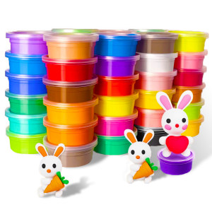 
Ultra-light clay plasticine non-toxic colored clay children's food grade handmade kindergarten special clay soft toys 24 colors