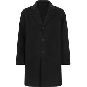 LEZORA Sexual tension is full! Double-sided cashmere micro-silhouette medium-length cashmere woolen coat for men