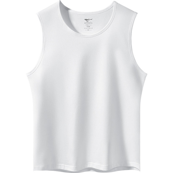 
Septwolves Men's Vest Pure Cotton Inner Bottoming Vest Sleeveless Top Boys Cotton Men's Sports Undershirt