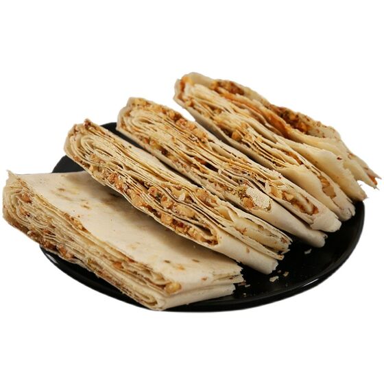 
Shandong specialty Qufu authentic crispy pancakes 250g farm-made salty sandwich multi-flavor multigrain pancakes ready to eat