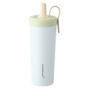 
LOCK&LOCK Milk Tea Insulated Cup Straw Cup Ceramic Covered Liner Water Cup Girls New 2025 High-Looking