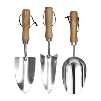 Gardening tool set stainless steel three -piece set
